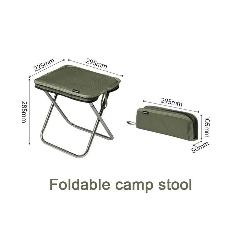 BowLift | Campulux Folding Chair | Padded & Foldable | Ultralight & Stable | For Outdoor & Travel