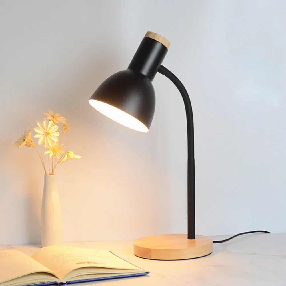 BowLift | Autumn and Winter Lighting | Nordic Creative Wood Art Iron LED Desk Lamp - Moxie