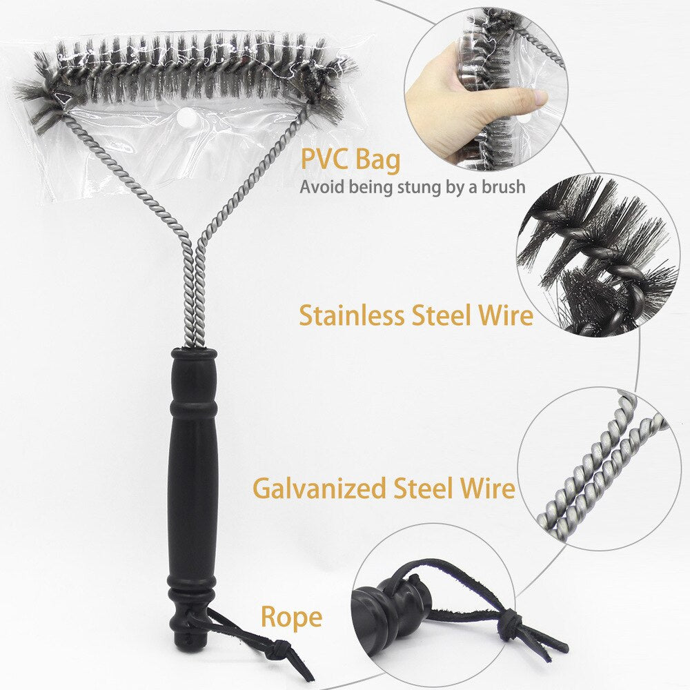 BowLift | Stainless Steel BBQ Grill Cleaning Brush