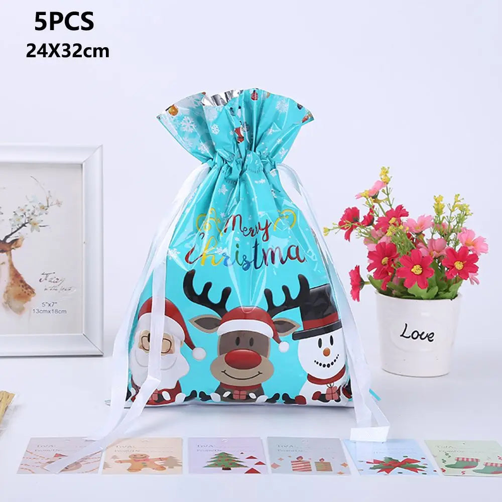 BowLift | Drawstring Gift Wrapping Bags 5Pcs