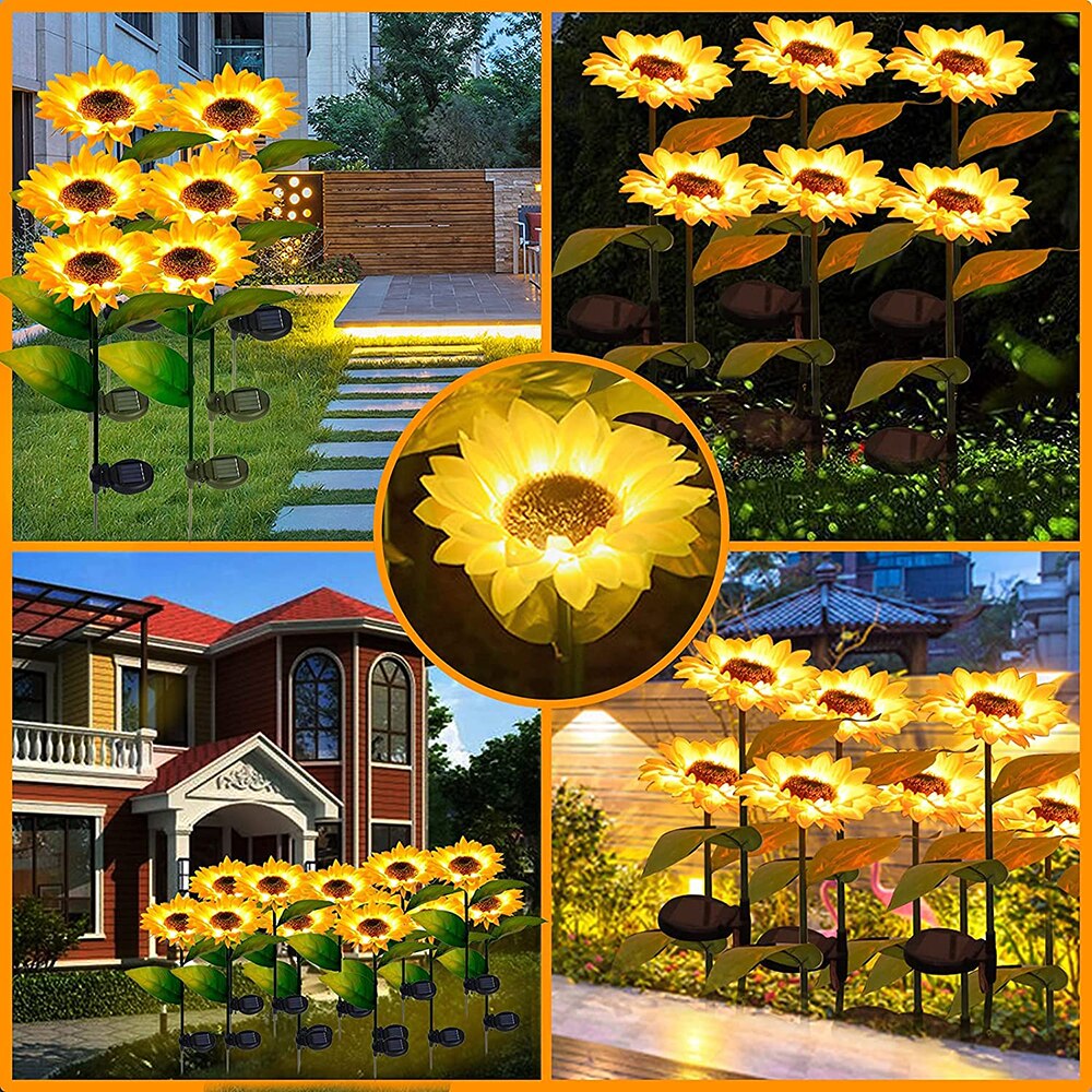 BowLift | Solar-Sunflowers: Waterproof Garden Joy