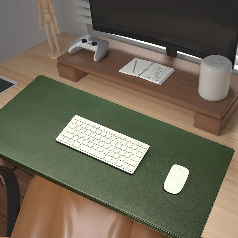 BowLift | Ergonomic PU Leather Desk Mat – Wrist & Elbow Support with Non-Slip Surface for Office & Gaming