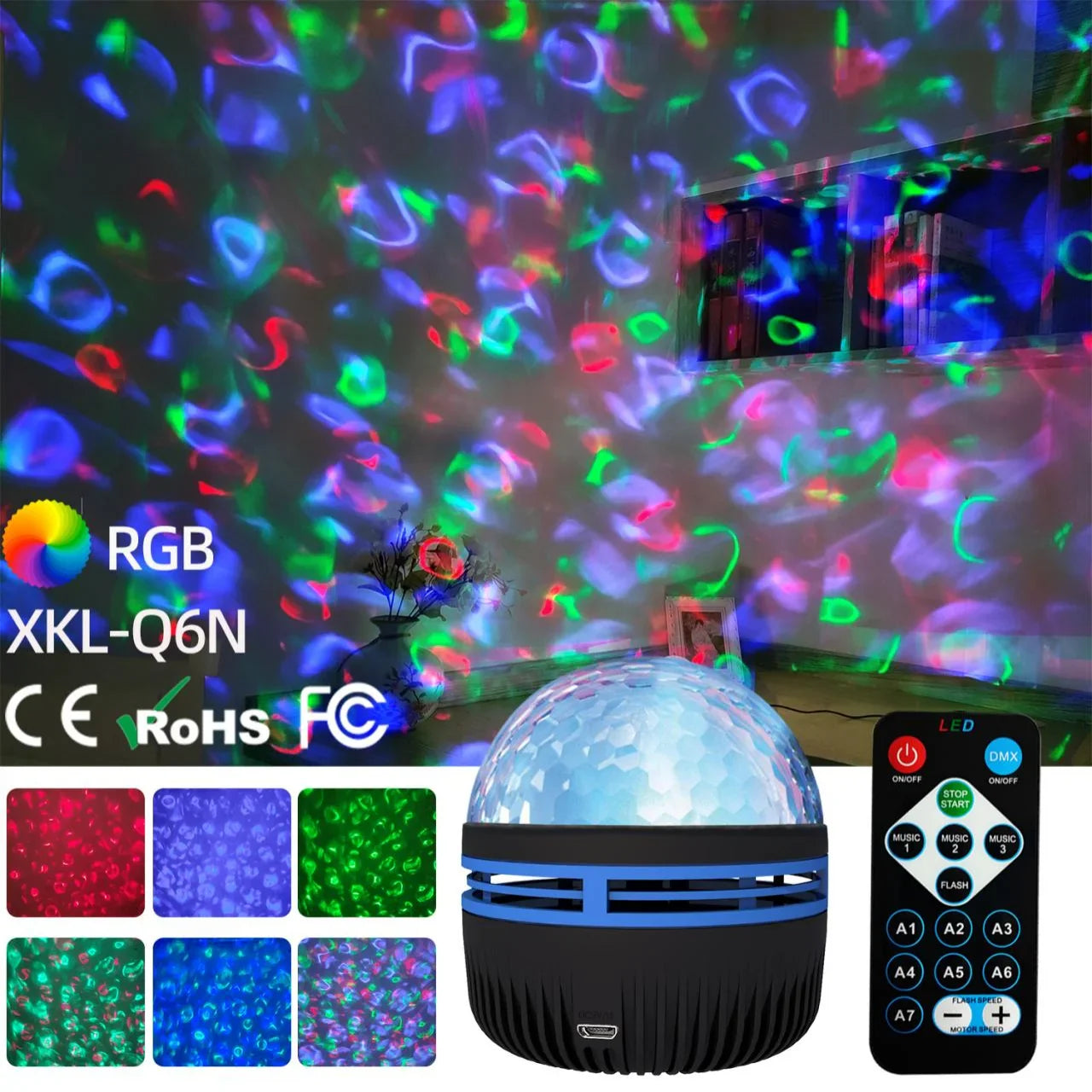 BowLift | 360° Rotating USB Galaxy Projector