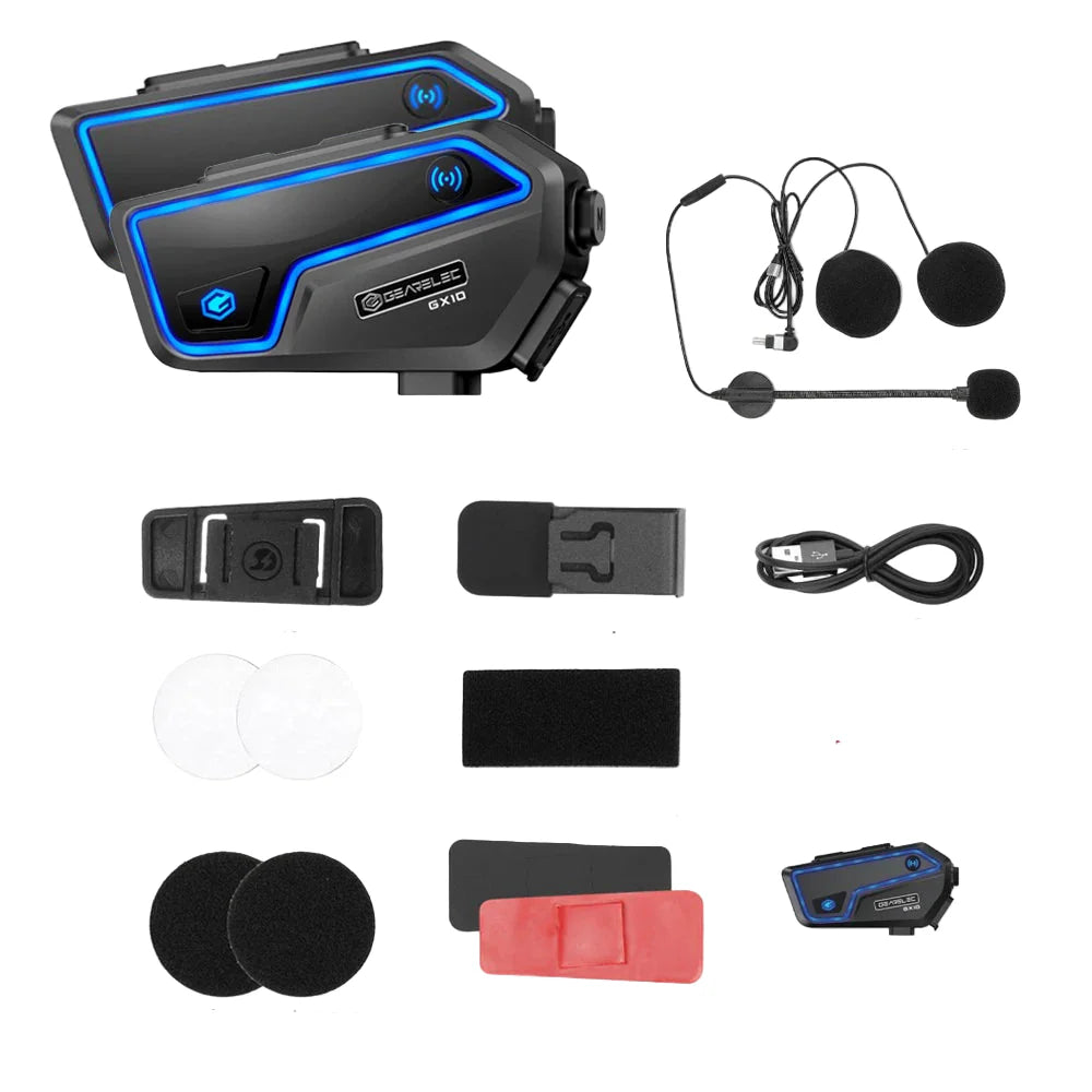 BowLift | Bluetooth Motorcycle Intercom 10 Riders & IP67 Waterproof – RideSync