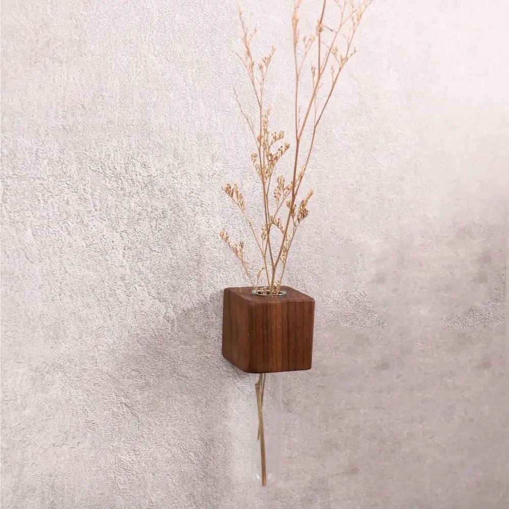 BowLift | Wooden Magnetic Flower Tube Vase