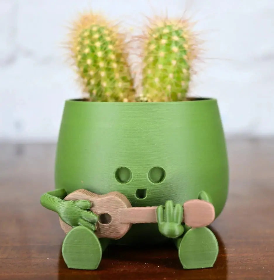 BowLift | Self-watering Flower Pot – Cute face with flexible legs!