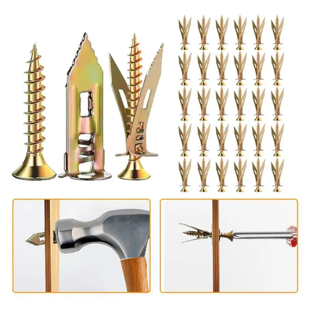 BowLift | Self-drilling drywall anchors with screws – No pre-drilling, maximum load capacity