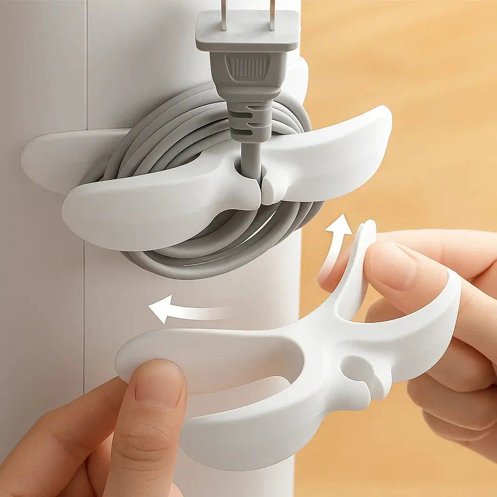 BowLift | Self-adhesive cable organizer – For more order in everyday life (10 pieces)