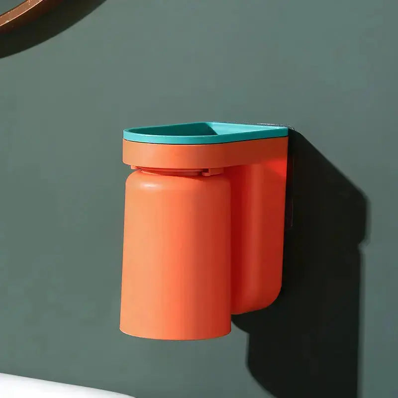 BowLift | Self-adhesive wall toothbrush holder for space-saving organization