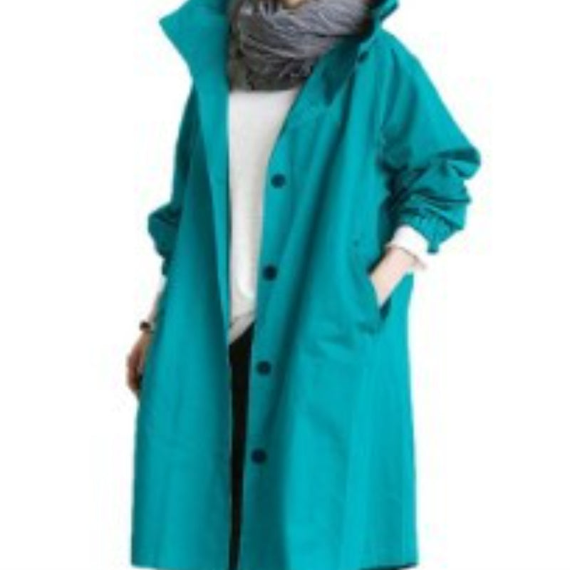 BowLift | Water and windproof women's trench coat with hood
