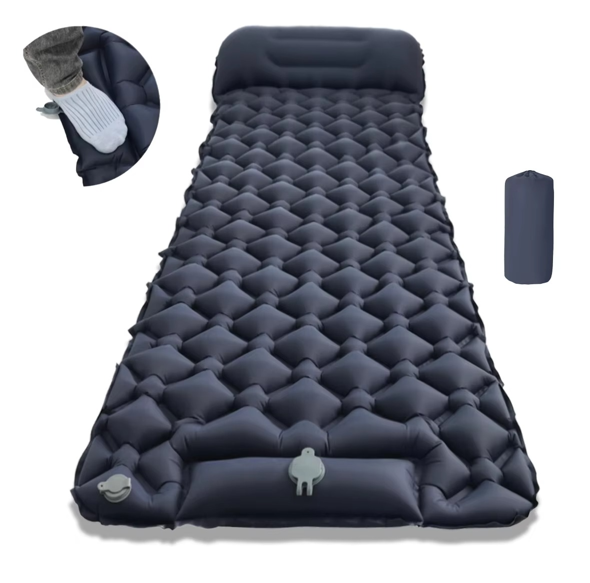 BowLift | Ultra-Comfort Inflatable Camping Mattress with Integrated Pillow and Pump