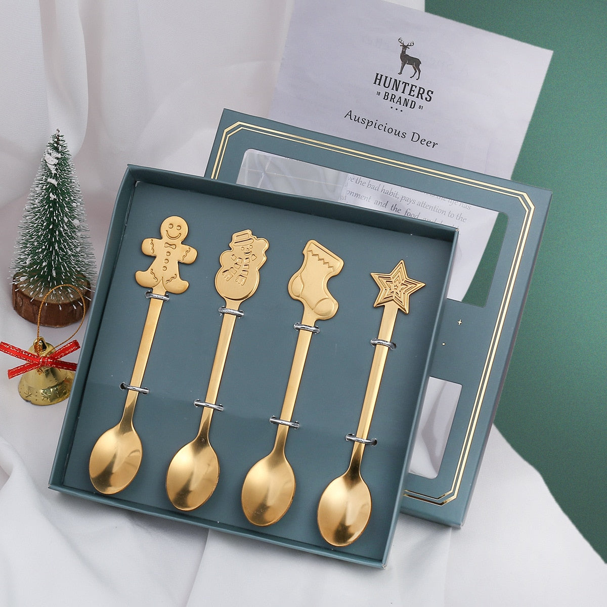 BowLift | 4Pcs Christmas Best Wishes Tableware Set