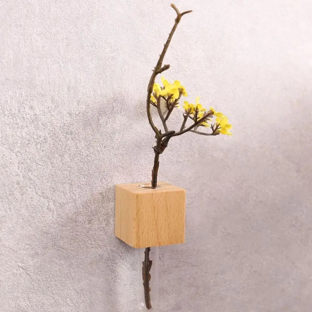 BowLift | Wooden Magnetic Flower Tube Vase