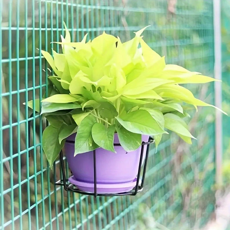 BowLift | Practical plant pot holder with stable metal frame for balcony and terrace