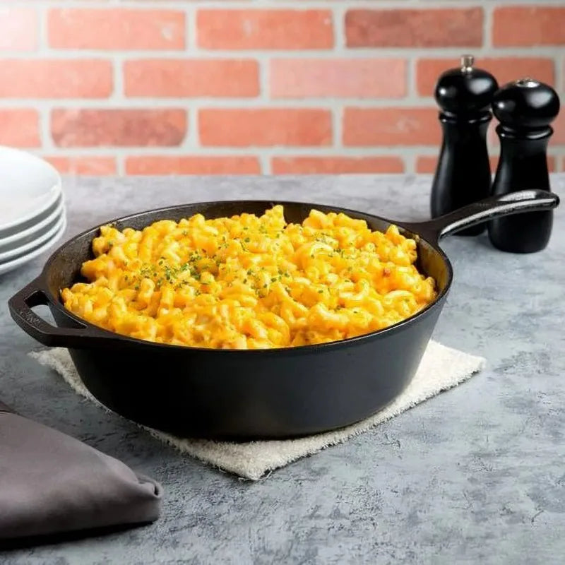 BowLift | Lodge Cast Iron 10.25" / 3.2 Liter Seasoned Deep Skillet