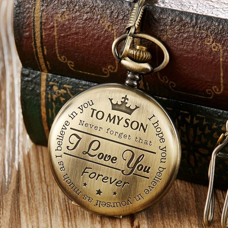 BowLift | Engraved Vintage Pocket Watch