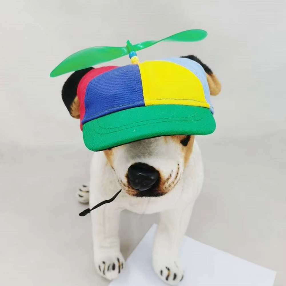 BowLift | Colorful Sunproof Propeller Dog Cap for Summer Fun