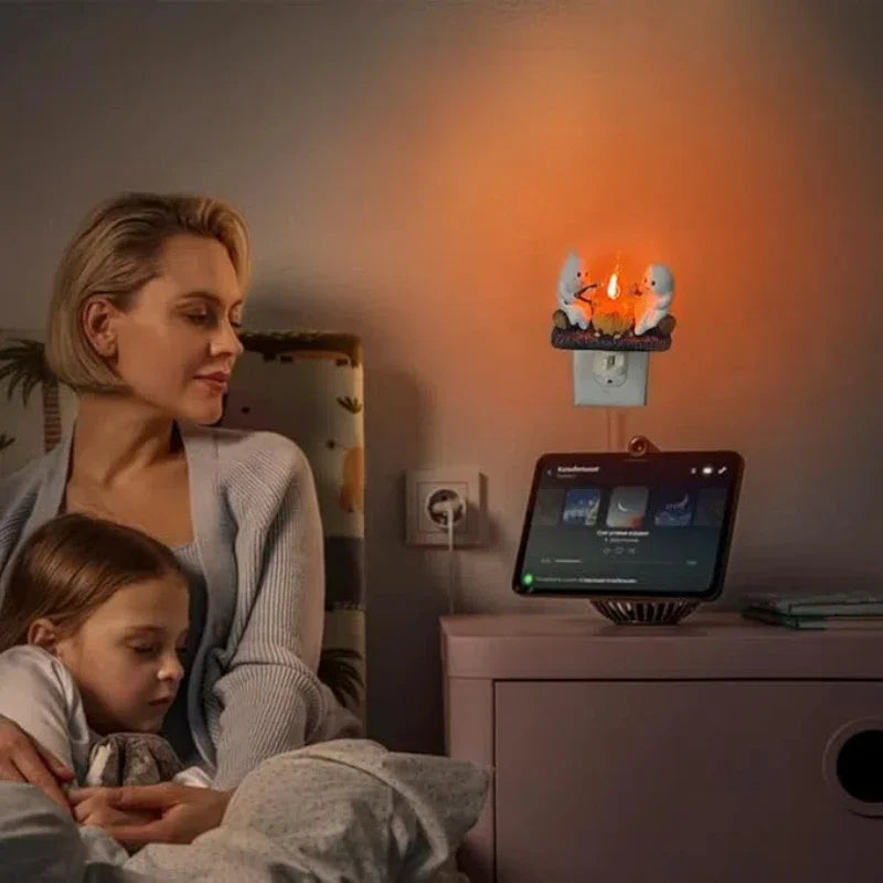 BowLift | Ghost Campfire Night Light