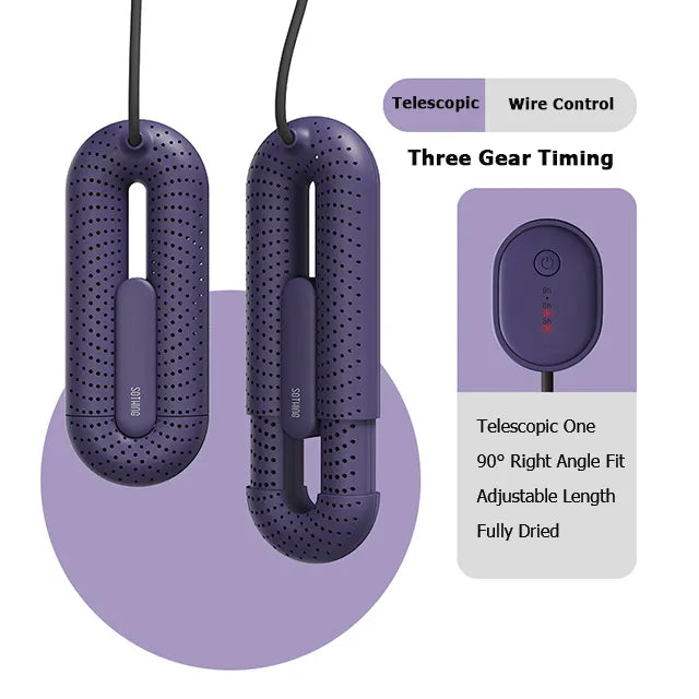 BowLift | Stretchable Portable Electric Sterilization Shoe Dryer