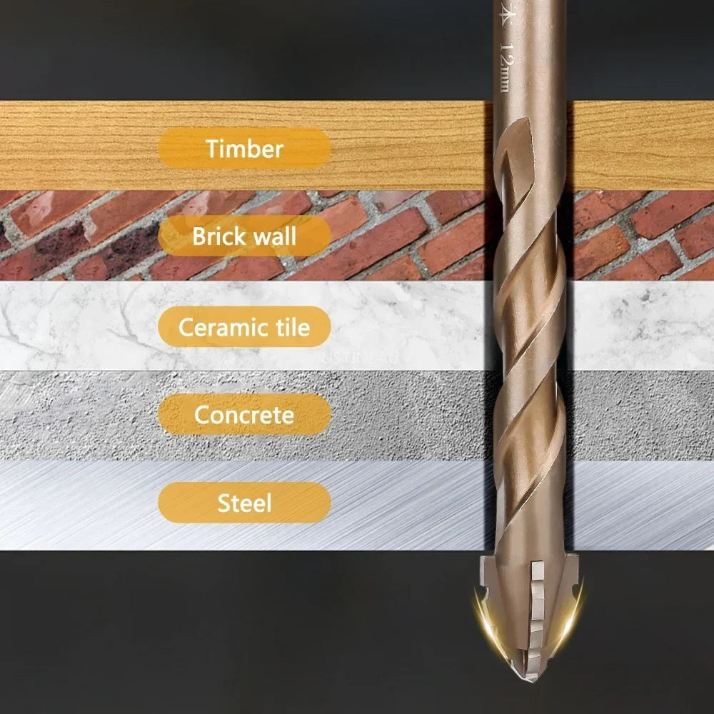 BowLift | Titanium Steel Cross Drill Bit