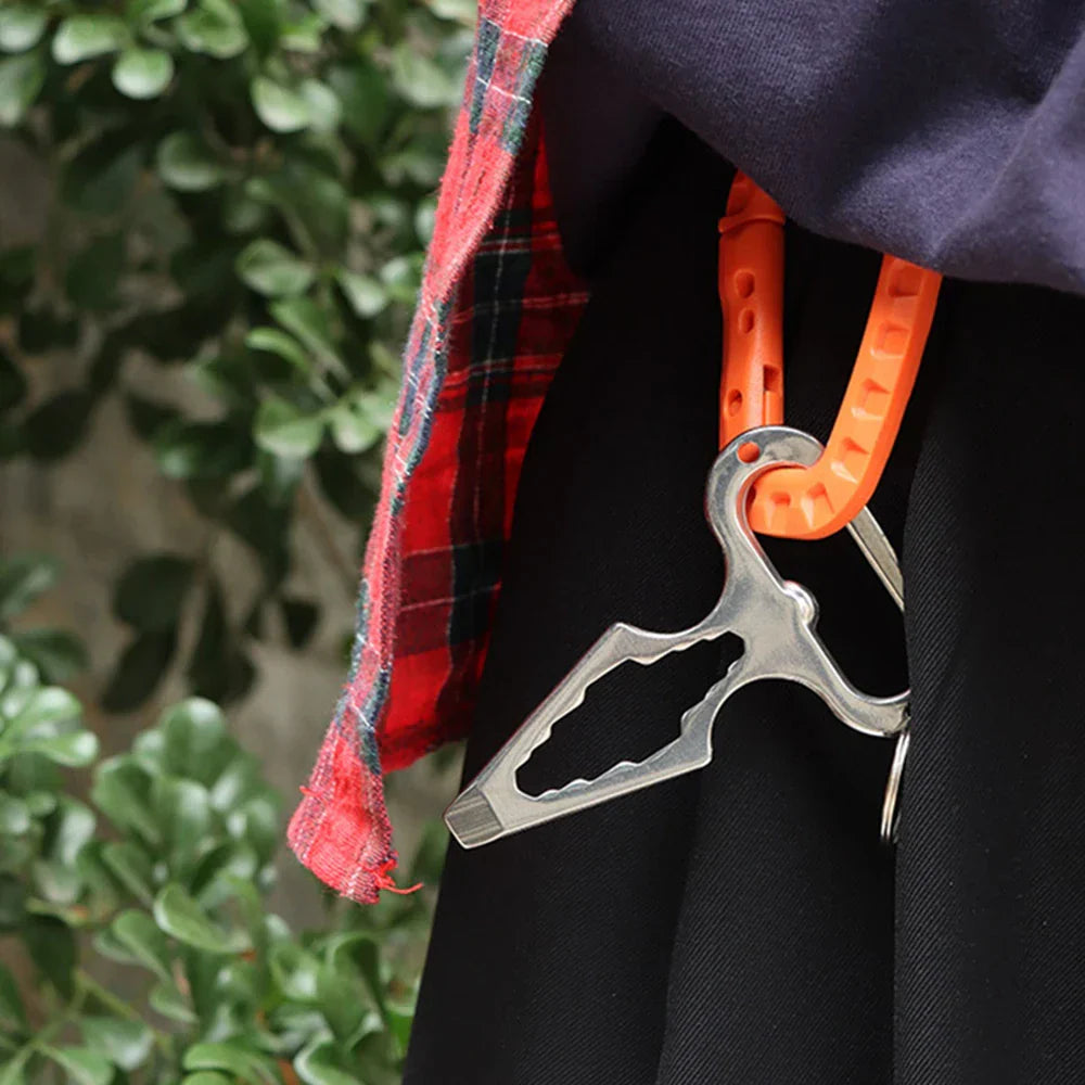 BowLift | Stainless Steel Survival Multi-Tool Bottle Opener Camping Wrench