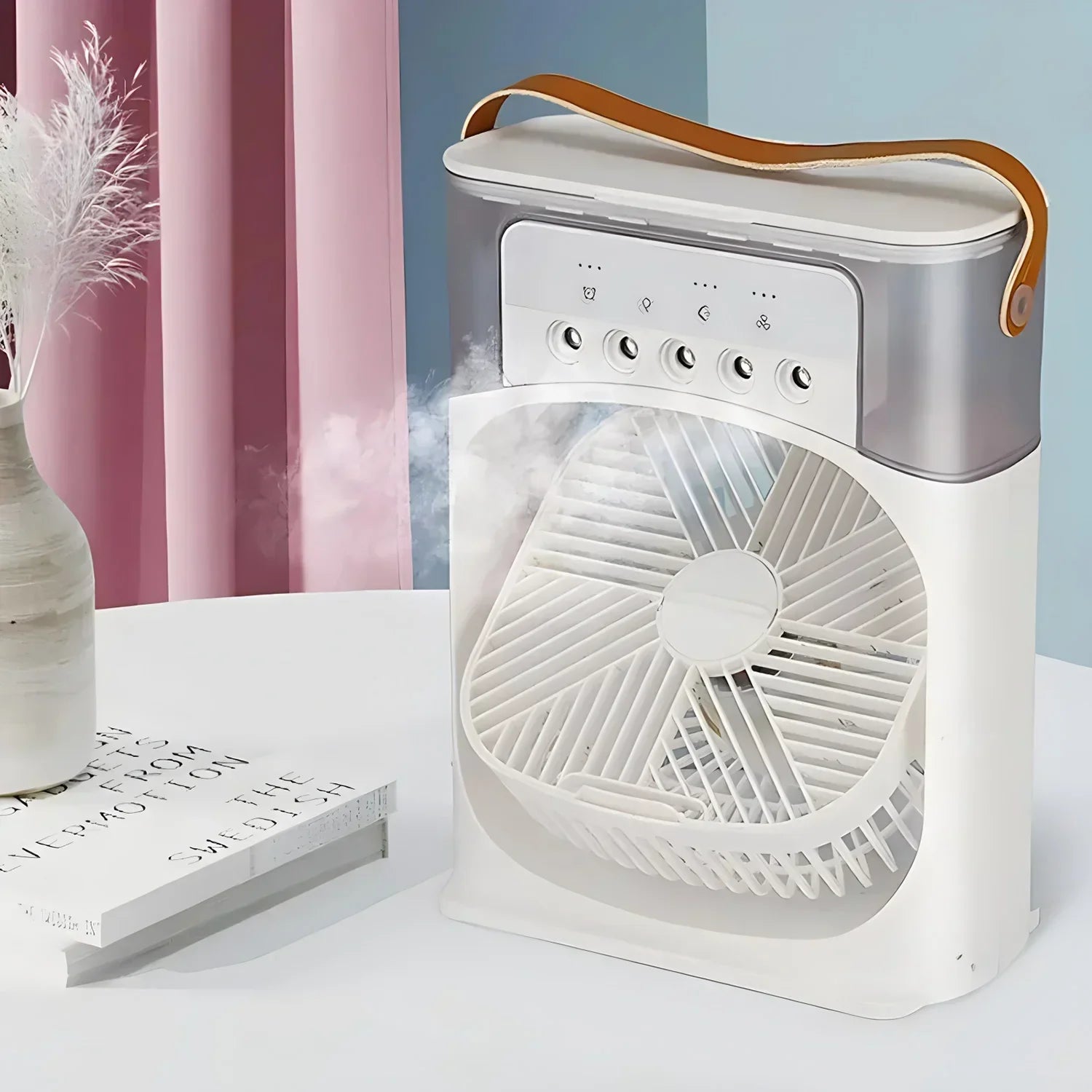 BowLift | 3-in-1 Cooling Device, Air Conditioner, Humidifier and LED in Modern Form