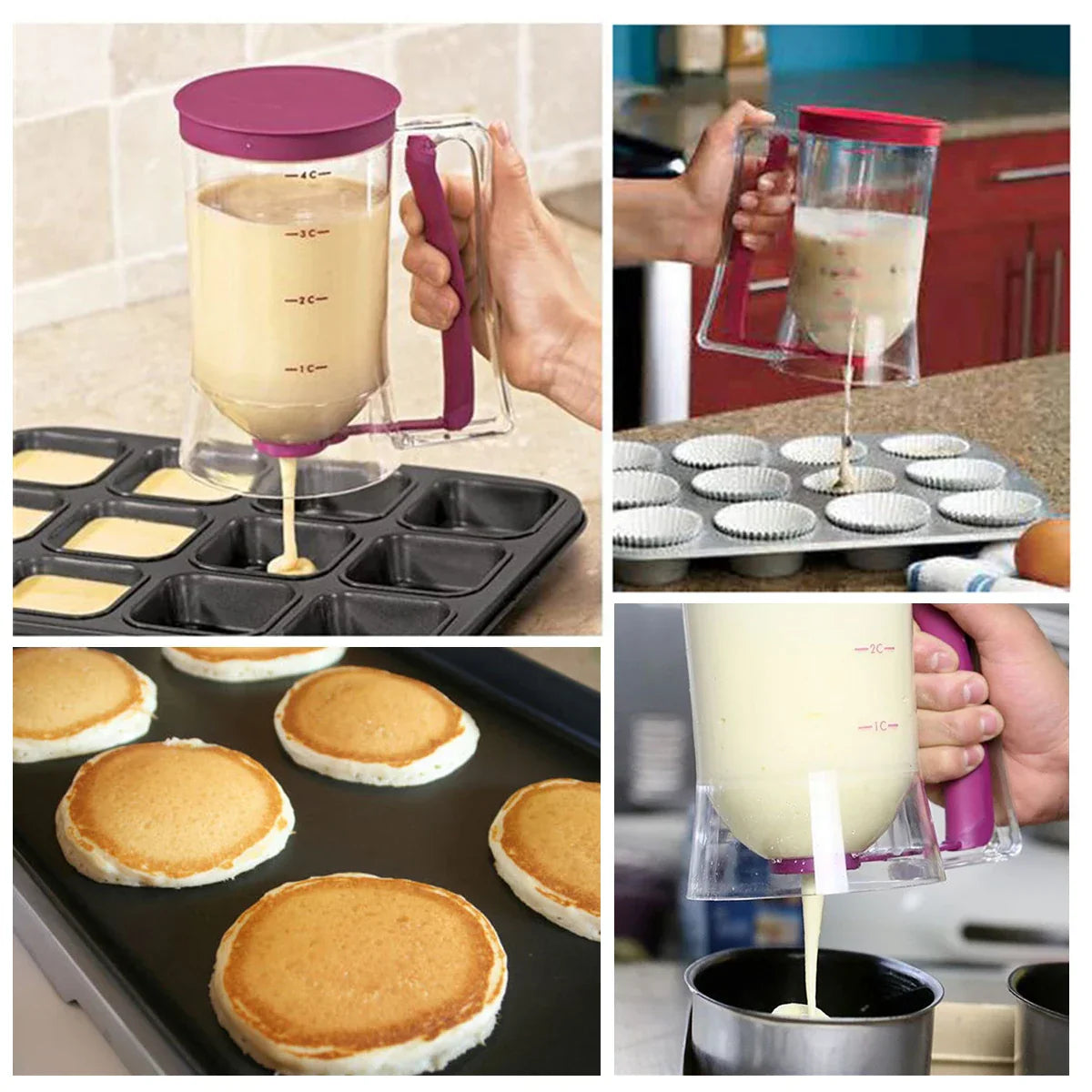 BowLift | Effortlessly pour batter for cupcakes and pancakes!