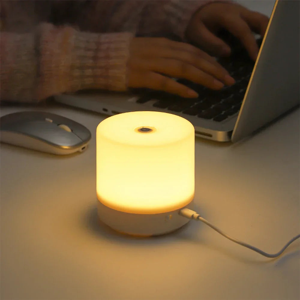 BowLift | Creative USB Nightstand Lamp - Touch-Dimming LED Night Light for Bedroom & Student Dormitory