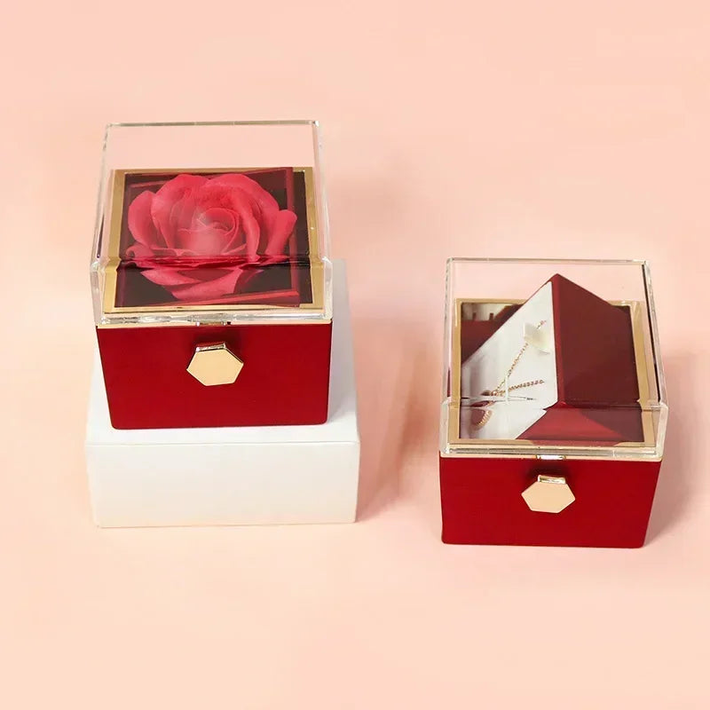 BowLift | Eternal Rose Spin Display Jewelry Box