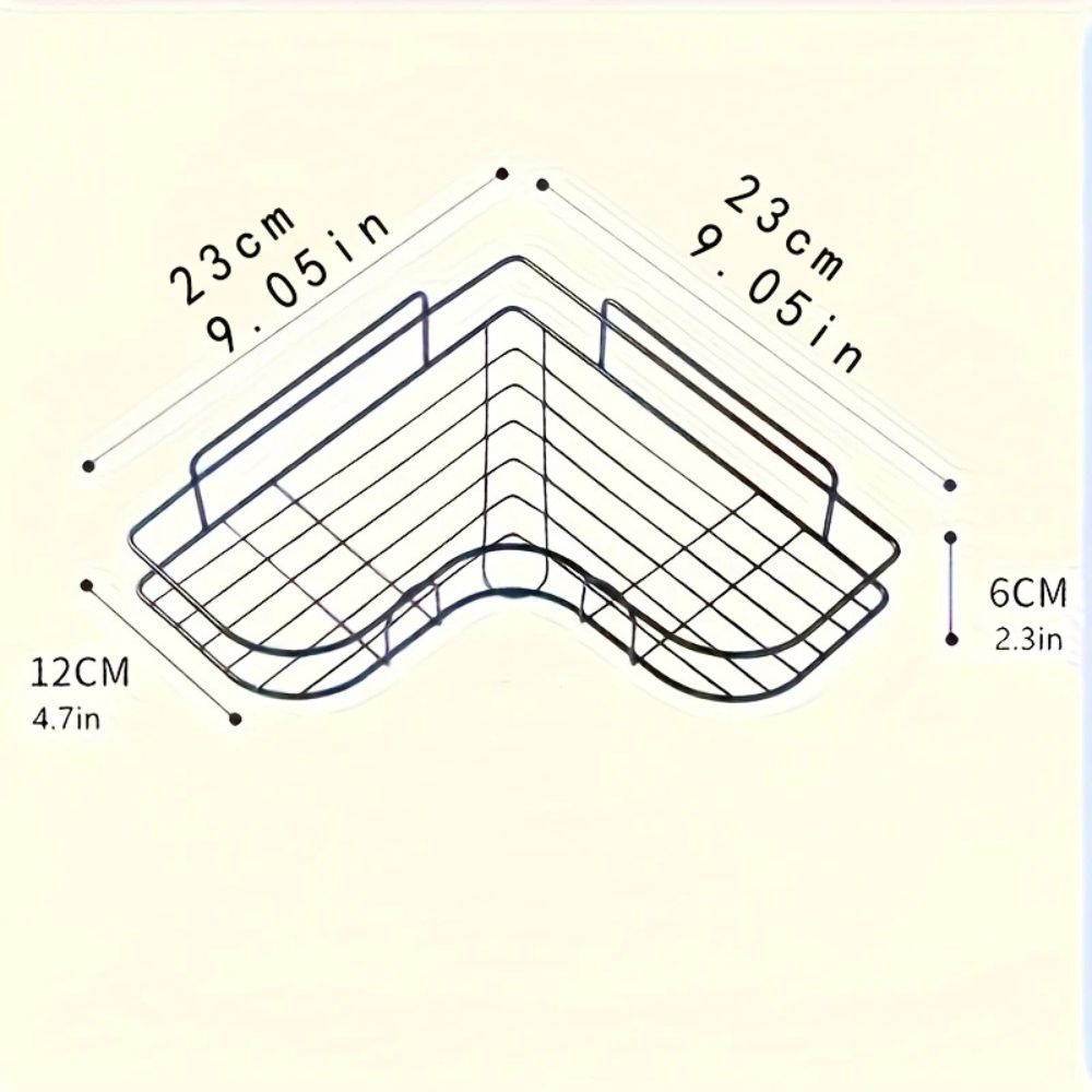 BowLift | Bathroom Corner Storage Shower Caddy
