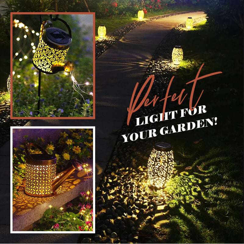 BowLift | Outdoor garden lamp in iron with solar energy
