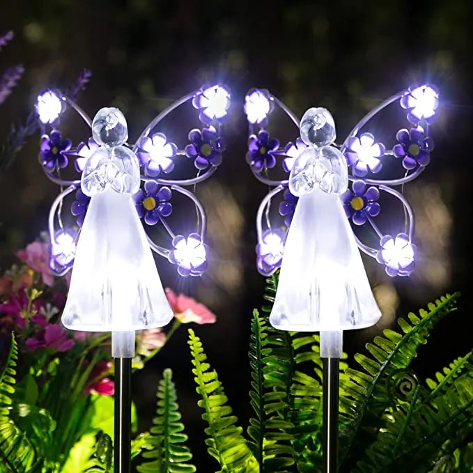 BowLift | Solar-powered angel garden light – Waterproof memorial decoration for outdoor areas!