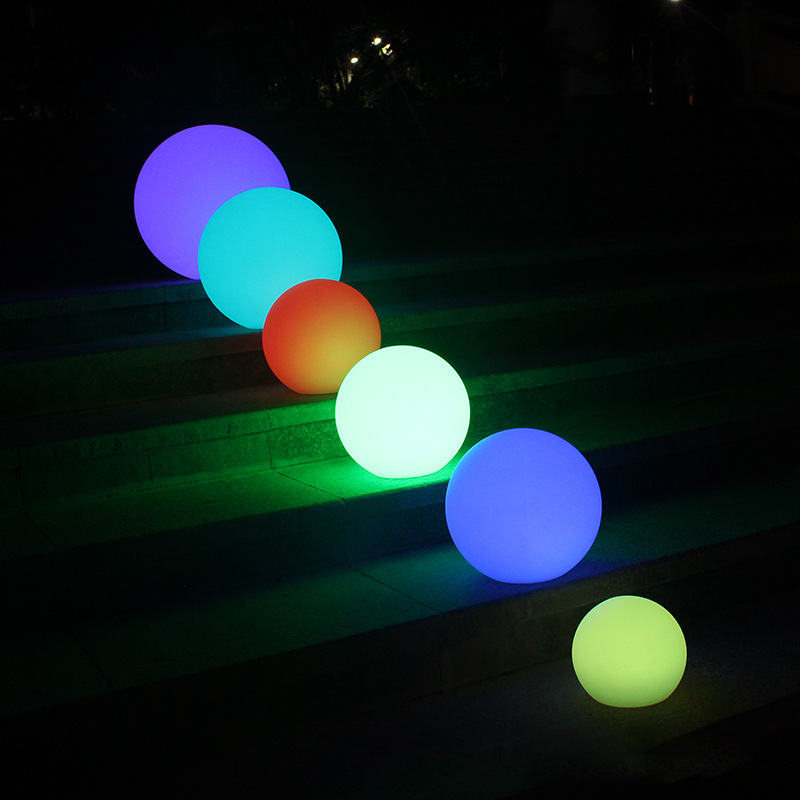 BowLift | Weatherproof Round LED Garden Light with 16 Colors and Remote Control - Perfect for Garden, Porch & Party