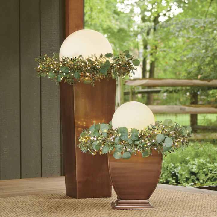 BowLift | Weatherproof Round LED Garden Light with 16 Colors and Remote Control - Perfect for Garden, Porch & Party