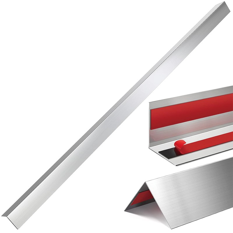 BowLift | Stainless Steel Corner Guards 2 x 2 x 48 inch,Pack of 10 Metal Wall Corner Protector with 90-Degree, for Wall Protection and Decoration