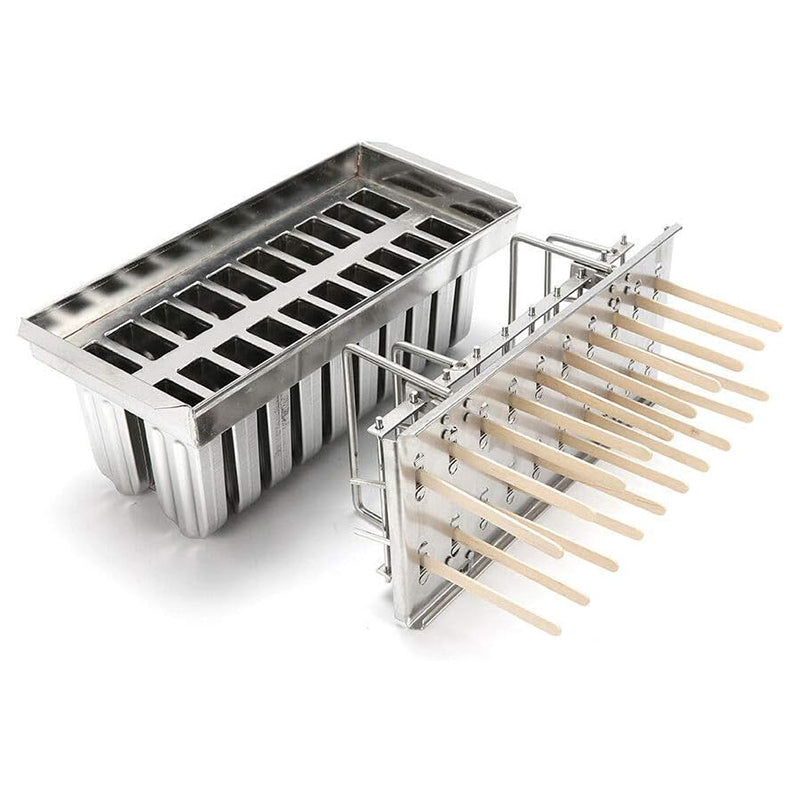 BowLift | Stainless Steel Ice Cream Stick Model Ice Pop Holder 20pcs Ice Cream Stick Holder DIY Kitchen