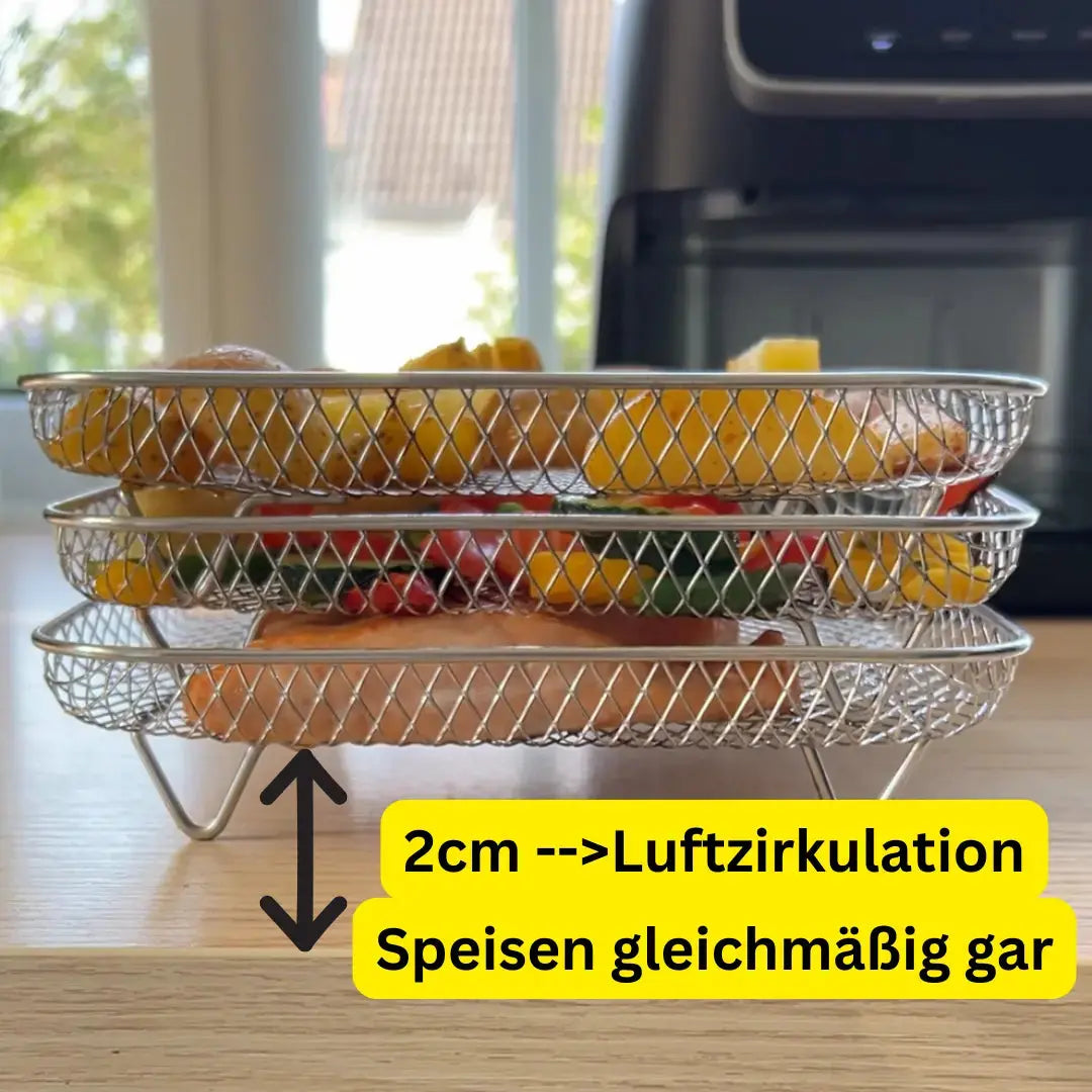BowLift | Stackable Frying Baskets - More Space, Better Cooking