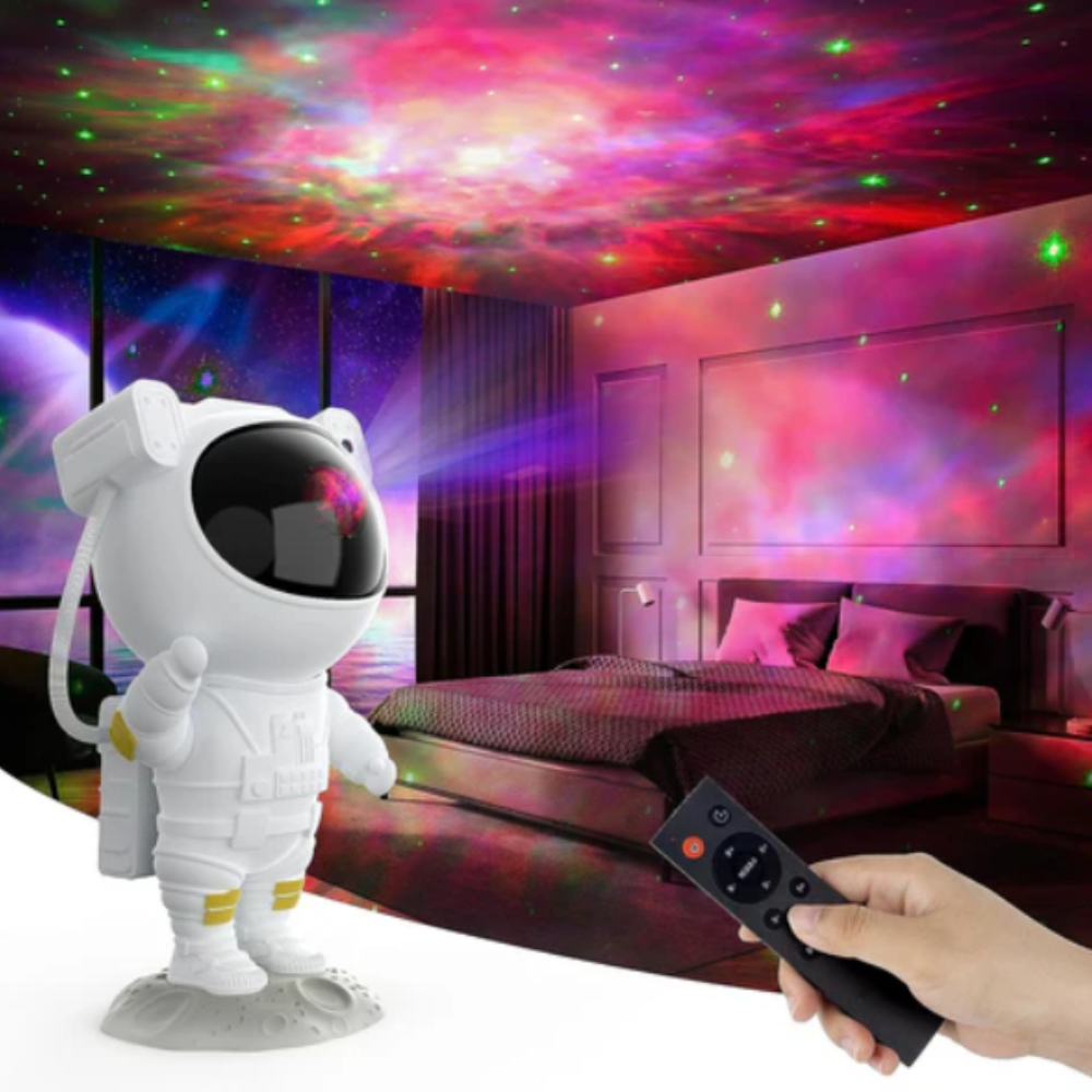 BowLift | Star Projector Astronaut Lamp Adjustable LED Night Light Galaxy