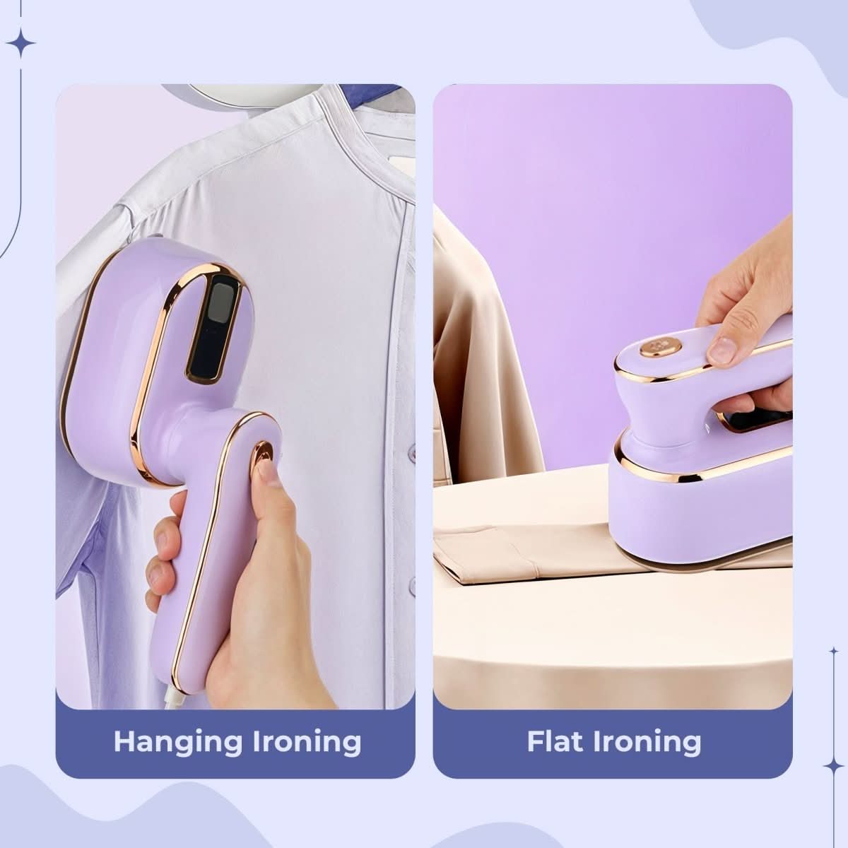 BowLift | Compact Travel Steamer for Wrinkle-Free Clothing