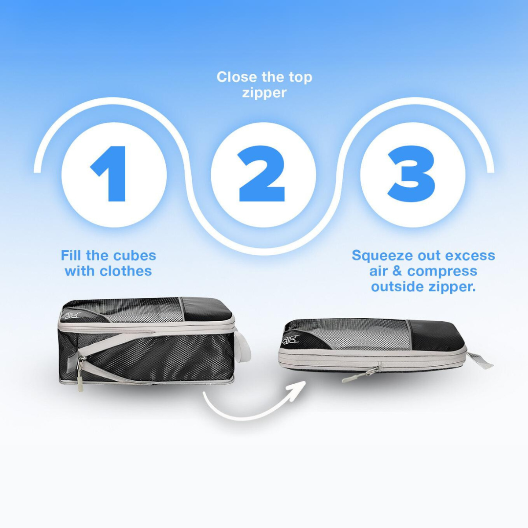 BowLift | Compression Packing Cubes | Maximise Space