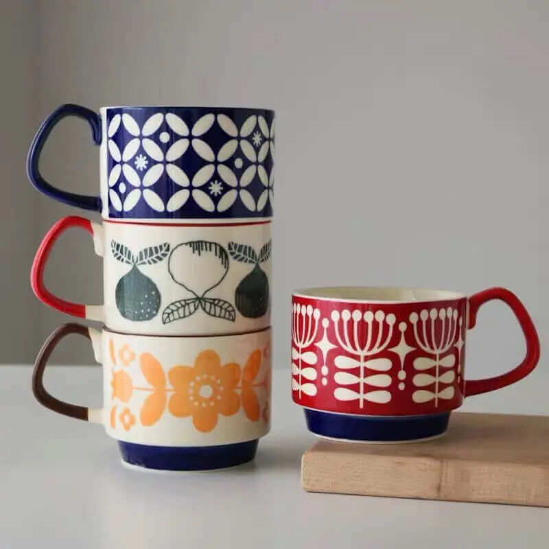 BowLift | Outstanding Retro Coffee Mugs made of Ceramic – available in 8 different patterns