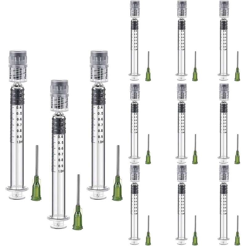 BowLift | 1 ML Borosilicate Glass Luer Syringe, Reusable Glass Syringe with 14 GA Blunt Tip  for Art and Craft, Thick Liquid, Oils, Vet, Glue, Lab, Ink