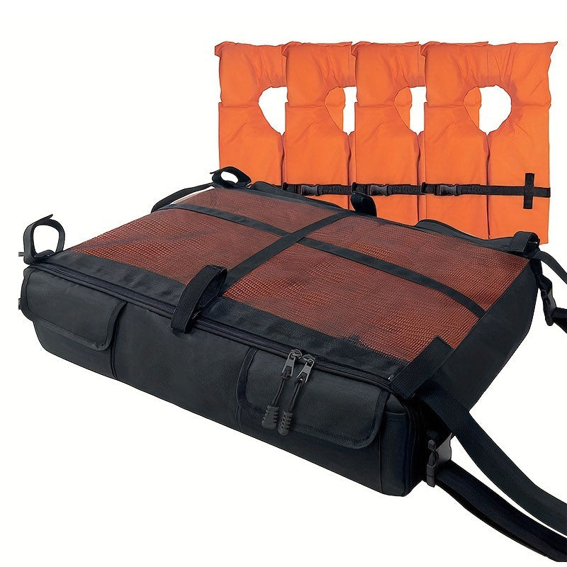 BowLift | Marine Life Jacket T-Type Storage Bag, Waterproof Marine 600D Polyester For 4 To 6 Type Ii Life Jackets