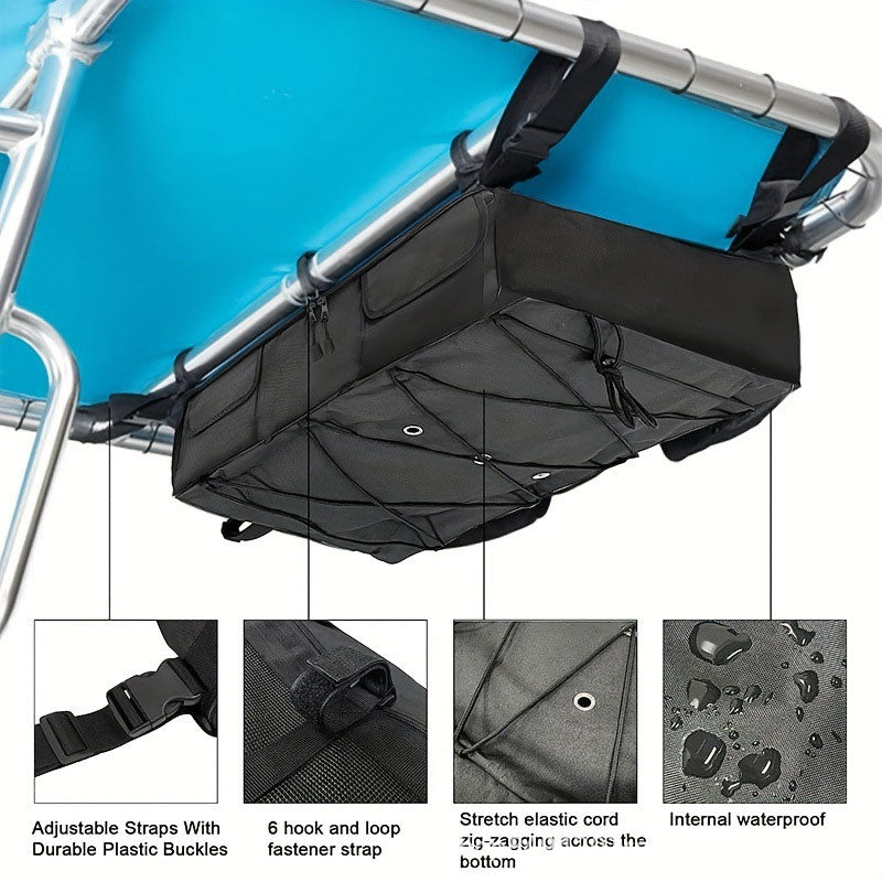 BowLift | Marine Life Jacket T-Type Storage Bag, Waterproof Marine 600D Polyester For 4 To 6 Type Ii Life Jackets