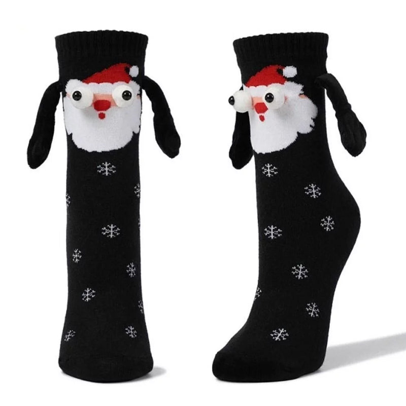 BowLift | Magnetic Socks Winter Edition Couple Hand in Hand Socks