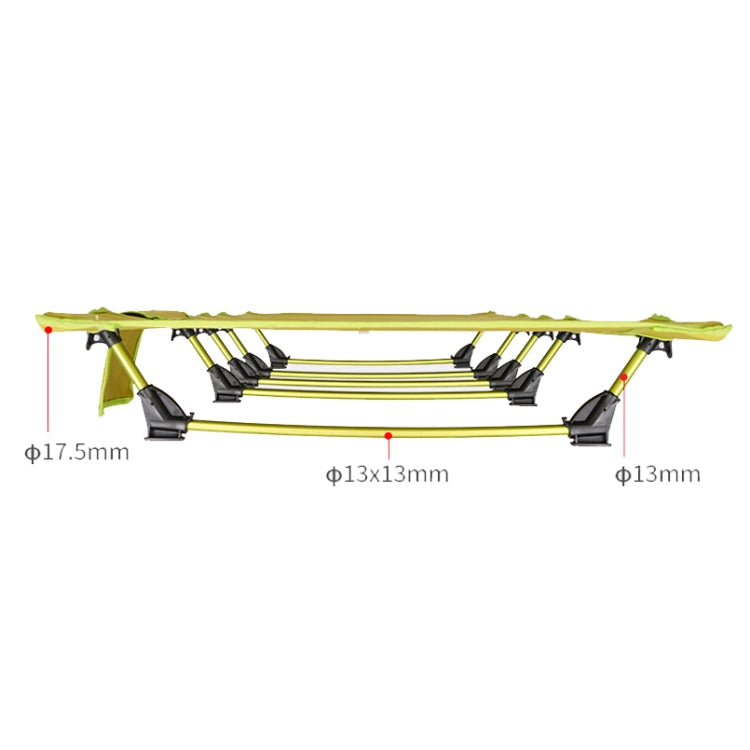 BowLift | CLS Outdoor Lightweight Folding Bed Camping Simple Leisure Bed (Khaki)