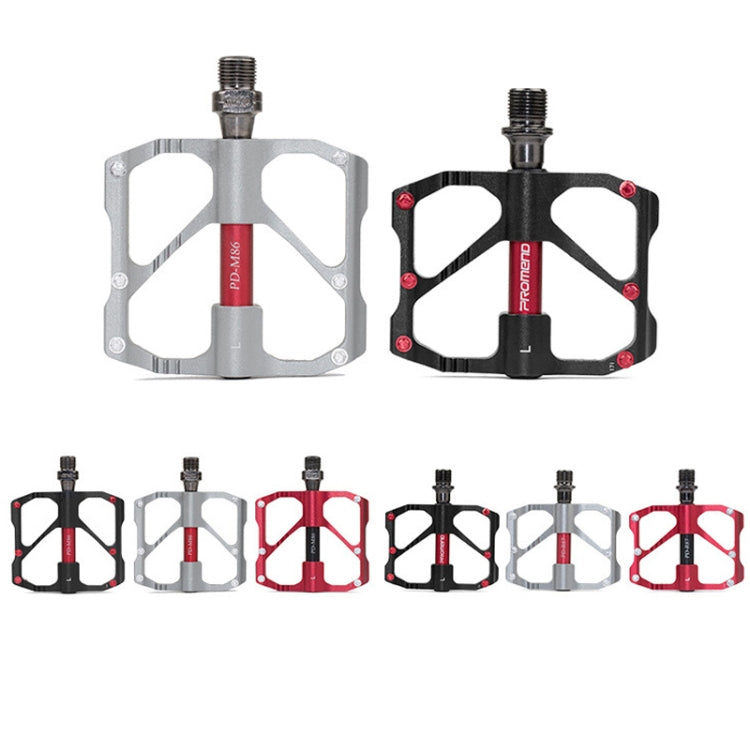 BowLift | PD-M86C  1 Pair PROMEND Bicycle Road Bike Mountain Bike 3 Palin Carbon Fiber Bearing Pedal (Black)