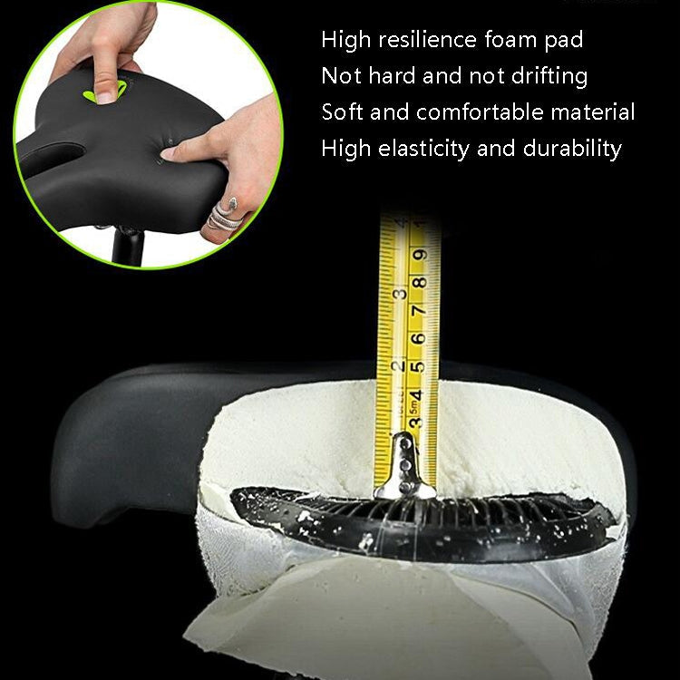 BowLift | Bike No Nasal Seat Mountain Bike Saddle Comfortable Shock Absorption Bicycle Outdoor Bicycle Accessories Saddle (Fluorescent Green)