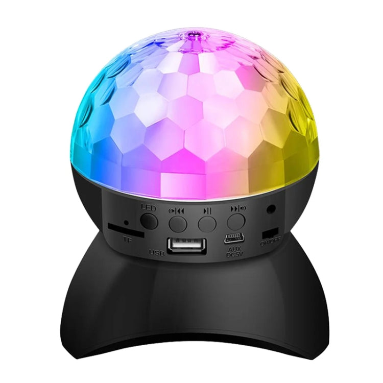 BowLift | Home LED Magic Ball Lights Bounce Ambient Lamps Room Sound Lights Balls, Color: Charging Model Black (RGB Colored 5W)