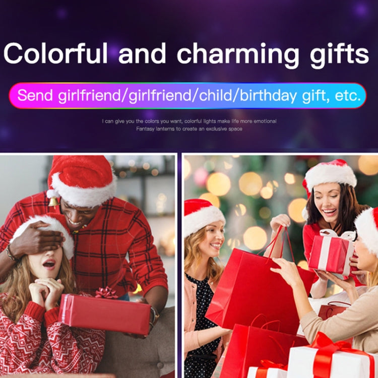 BowLift | Home LED Magic Ball Lights Bounce Ambient Lamps Room Sound Lights Balls, Color: Charging Model Black (RGB Colored 5W)